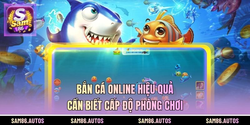 Bắn cá online hiệu quả cần biết cấp độ phòng chơi